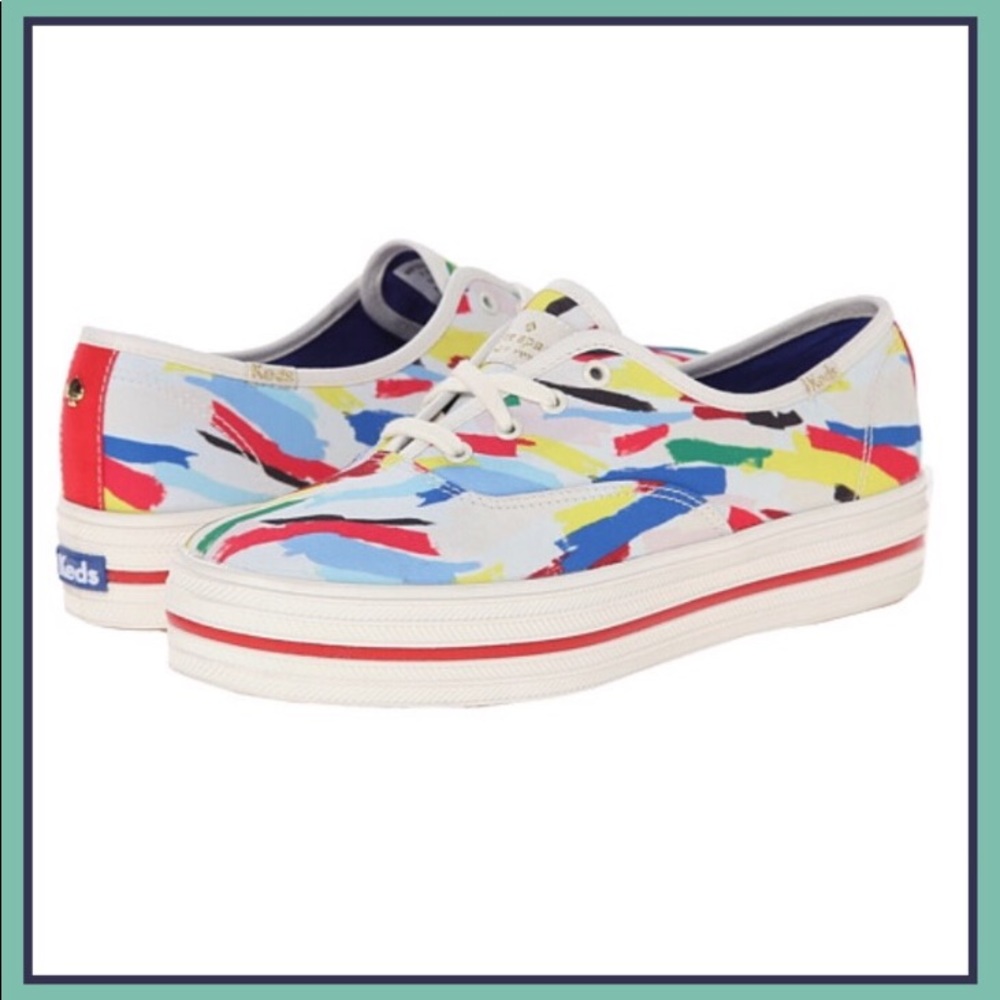 Kate Spade X Keds Brushstroke Sneakers